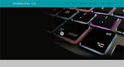 Desktop Screenshot of dimensionsco.com